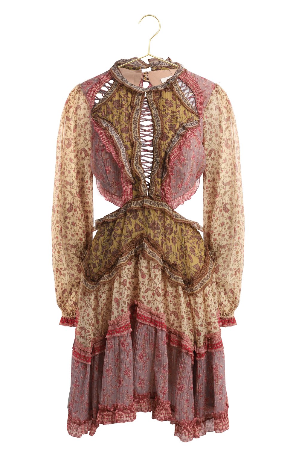 Платье из хлопка и шелка | Zimmermann | Разноцветный - 1