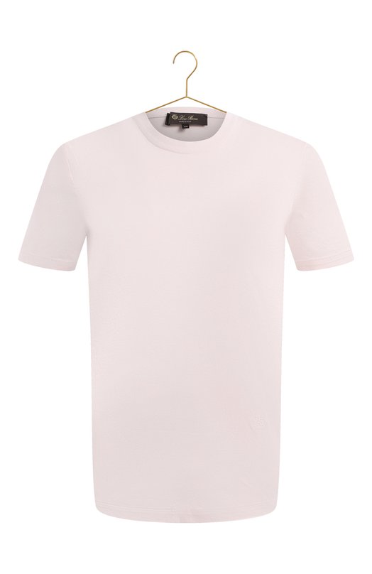 Хлопковая футболка | Loro Piana | Розовый - 1