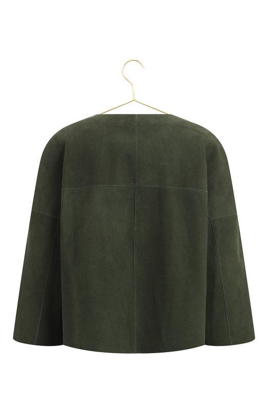 Двусторонняя куртка из кожи | DROMe | Зелёный - 2
