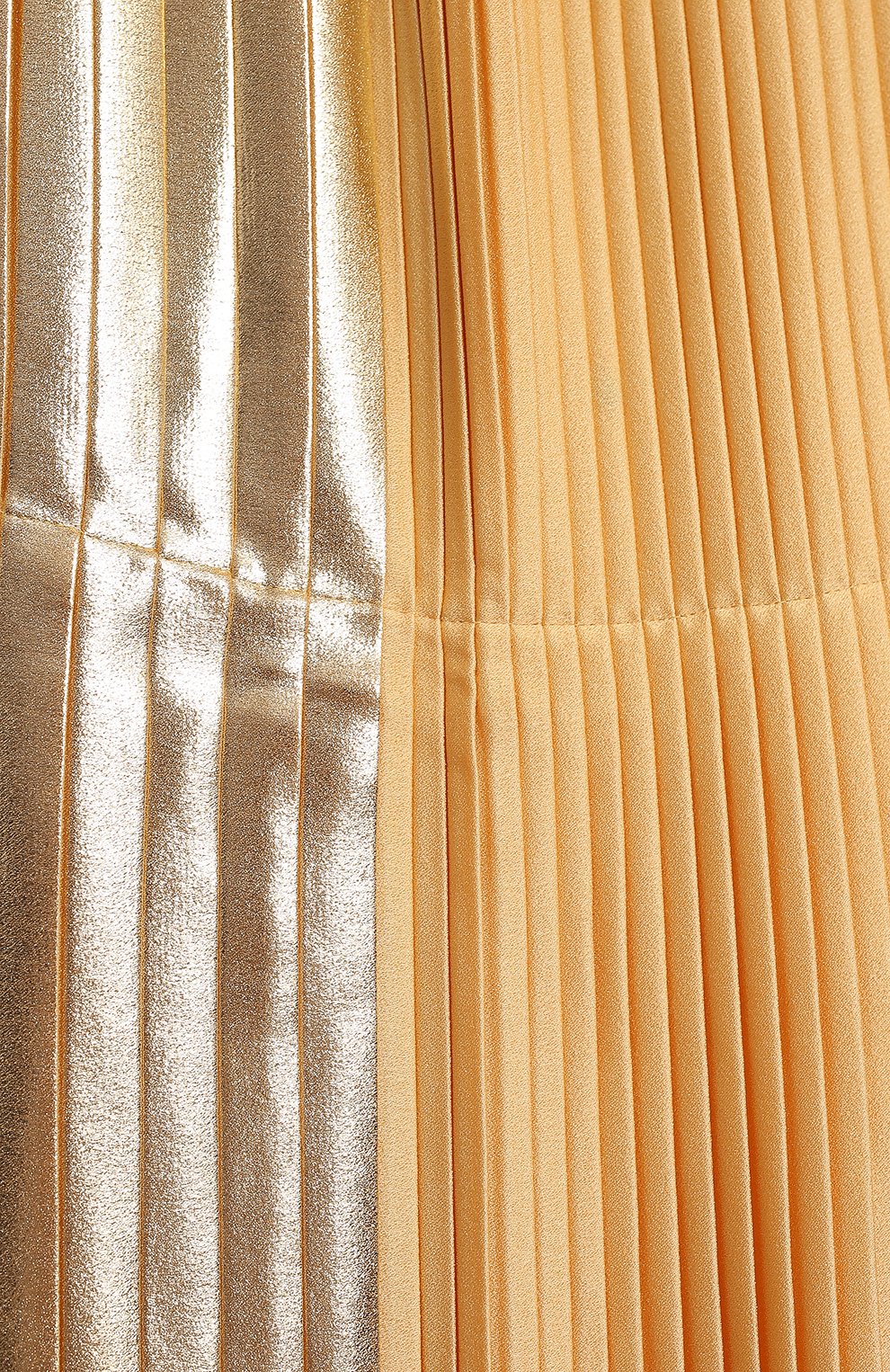 Плиссированная юбка | Stella McCartney | Золотой - 3