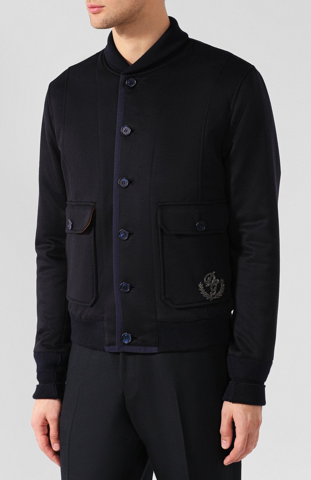Кашемировая куртка | Dolce & Gabbana | Синий - 5