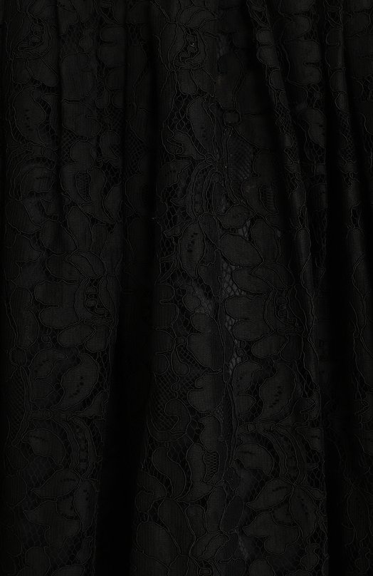 Юбка из хлопка и вискозы | Dolce & Gabbana | Чёрный - 3