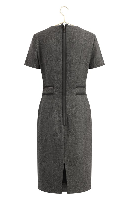 Платье из шерсти и шелка | Saint Laurent | Серый - 2