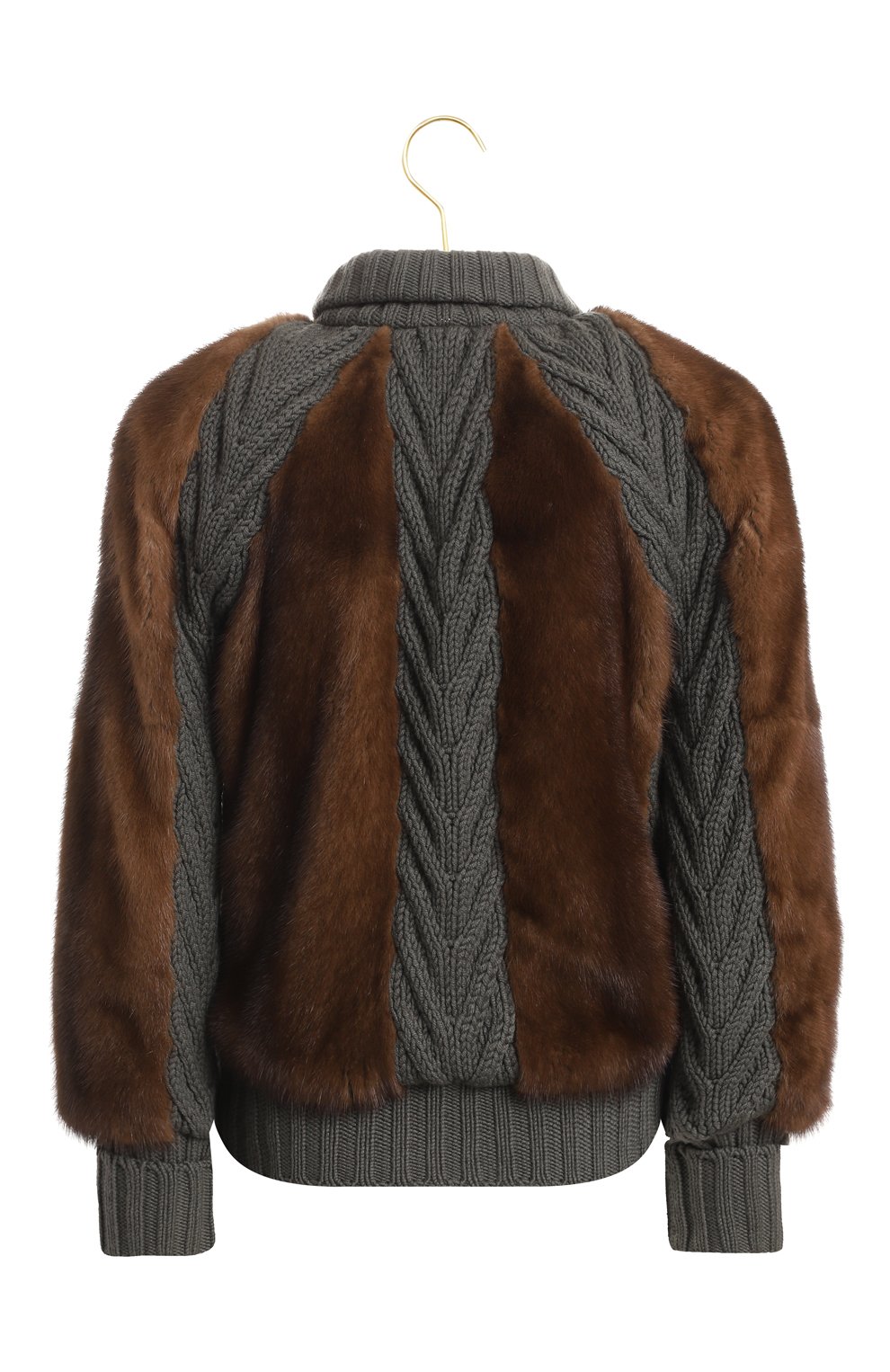 Кашемировая куртка с меховой отделкой | Missoni | Разноцветный - 2