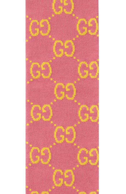 Шерстяной шарф | Gucci | Розовый - 3