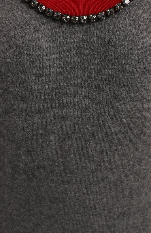 Шерстяной пуловер | N21 | Серый - 3