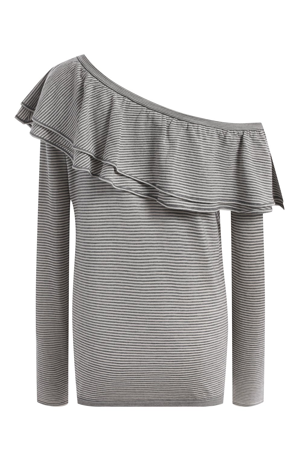 Блузка из шерсти и кашемира | Brunello Cucinelli | Серый - 2