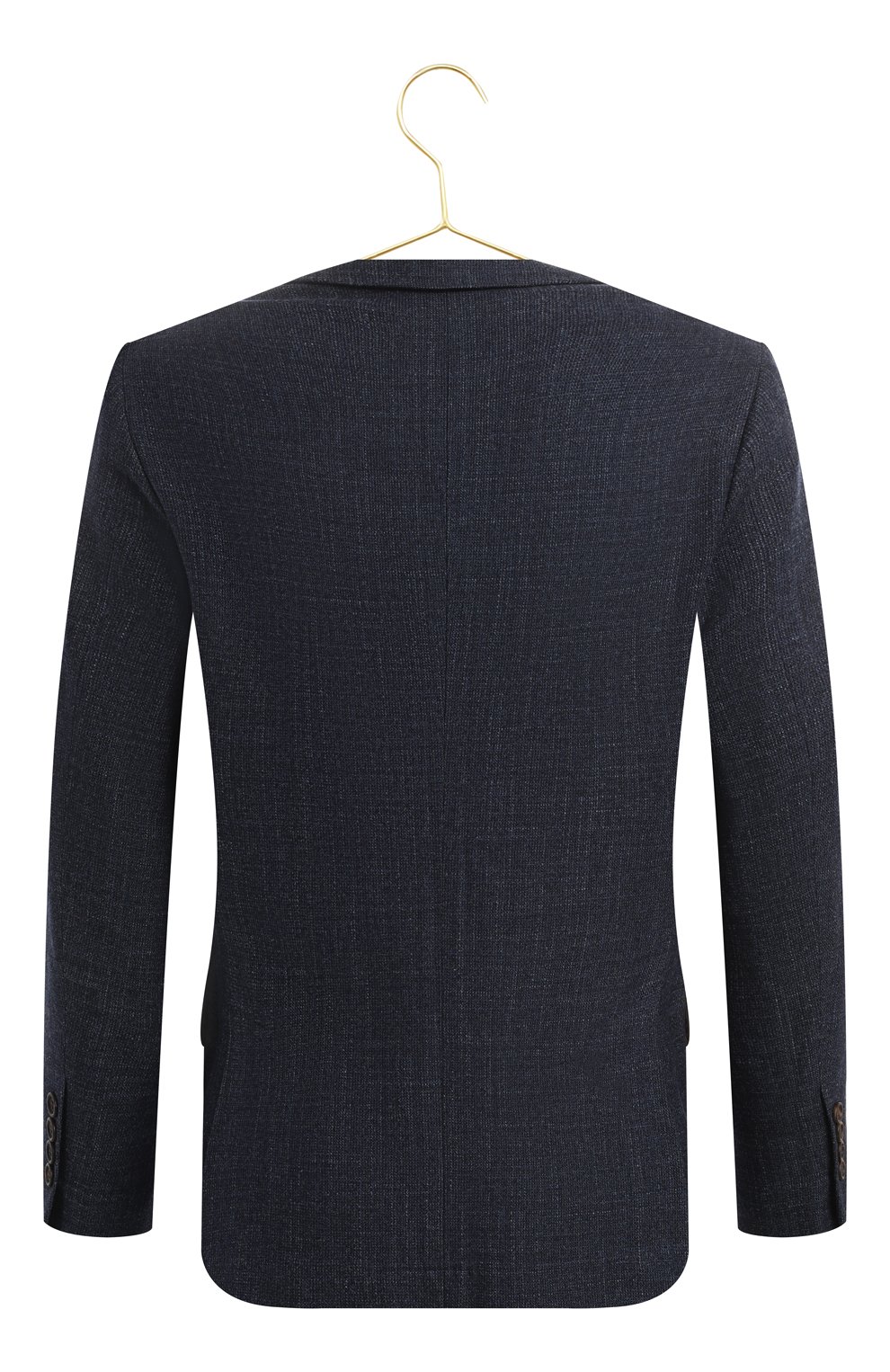 Пиджак из шерсти и кашемира с шелком Brunello Cucinelli, цвет Синий ...