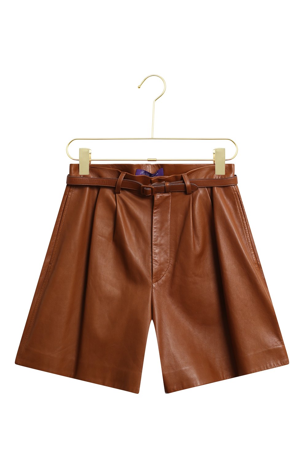 Кожаные шорты | Ralph Lauren | Коричневый - 1