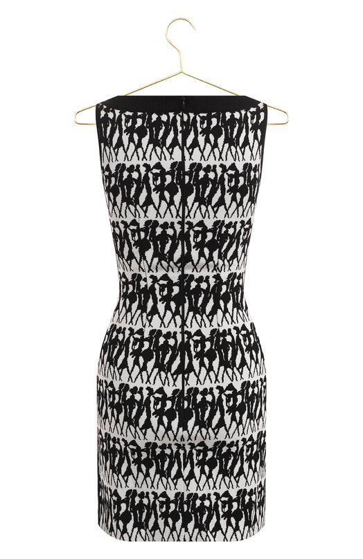 Платье из вискозы | Herve L.Leroux | Чёрно-белый - 2