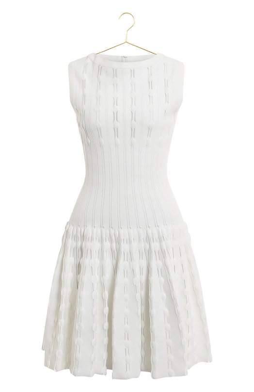 Платье из вискозы | Alaia | Белый - 1