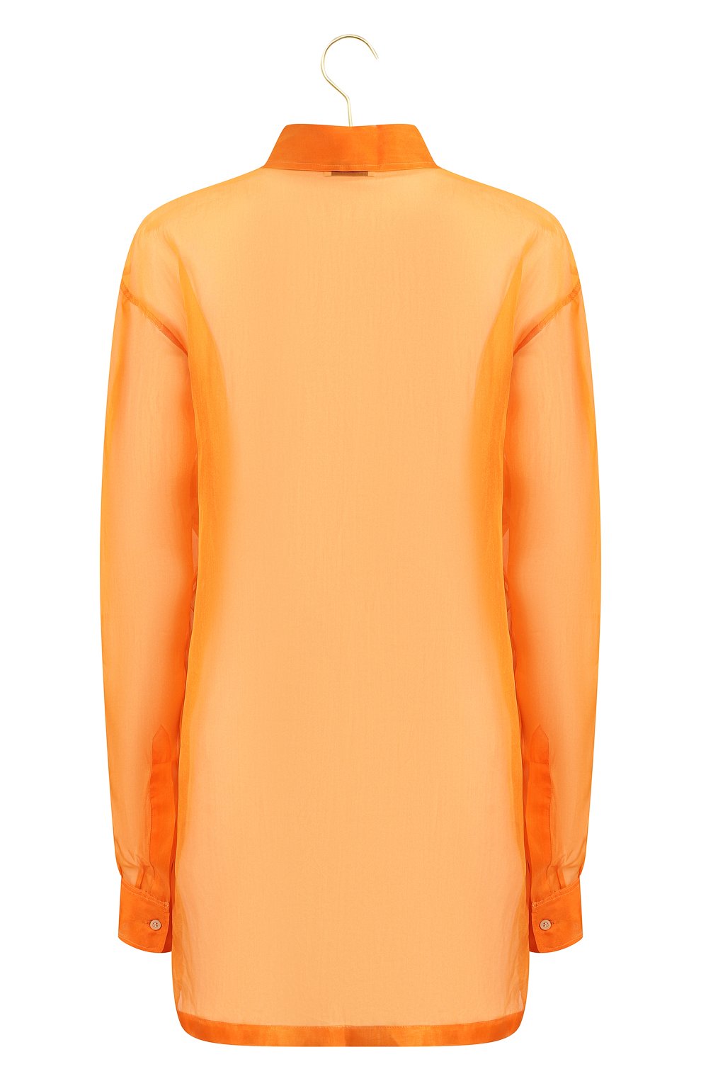 Шелковая блузка | Dries Van Noten | Оранжевый - 2