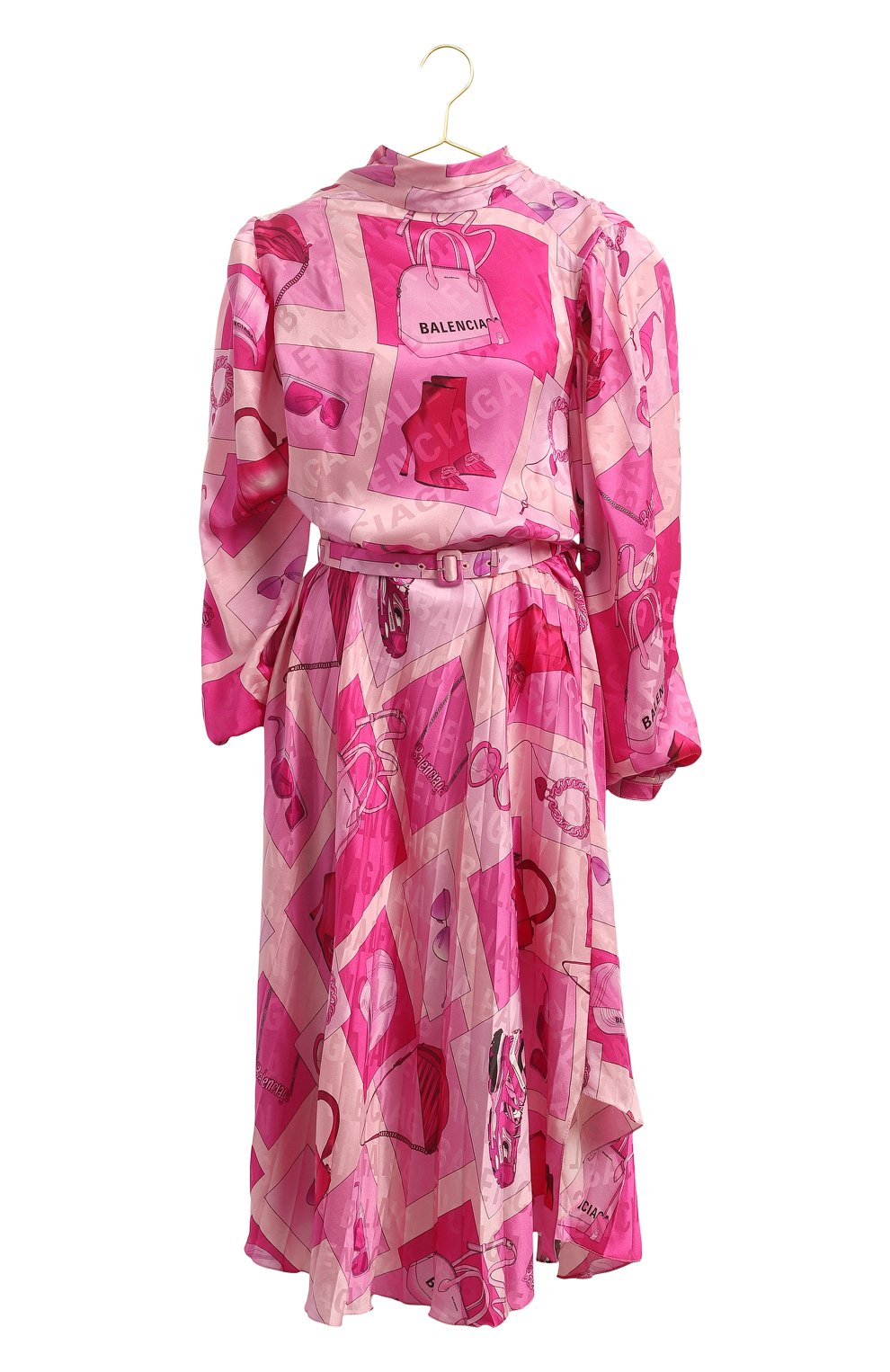 Шелковое платье | Balenciaga | Розовый - 1