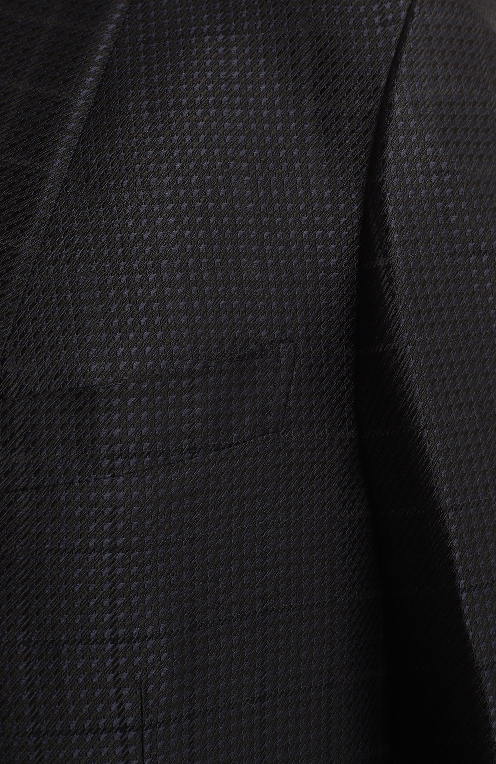 Шелковый пиджак | Brioni | Синий - 4