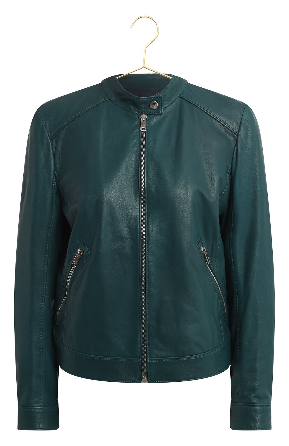 Кожаная куртка | Prada | Зелёный - 1