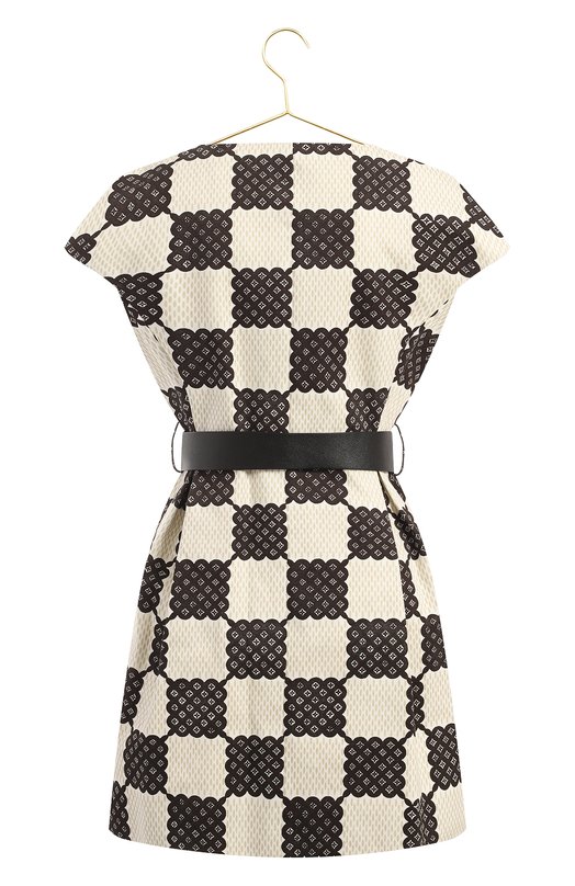 Хлопковое платье | Louis Vuitton | Чёрно-белый - 2
