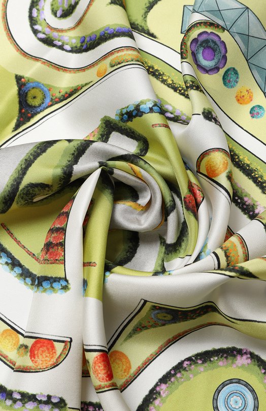 Шелковый платок | Burberry | Разноцветный - 2