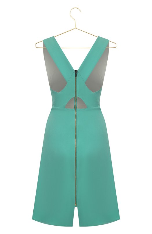 Платье из вискозы | Roland Mouret | Зелёный - 2