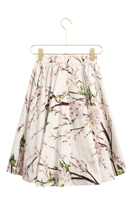 Хлопковая юбка | Dolce & Gabbana | Белый - 2