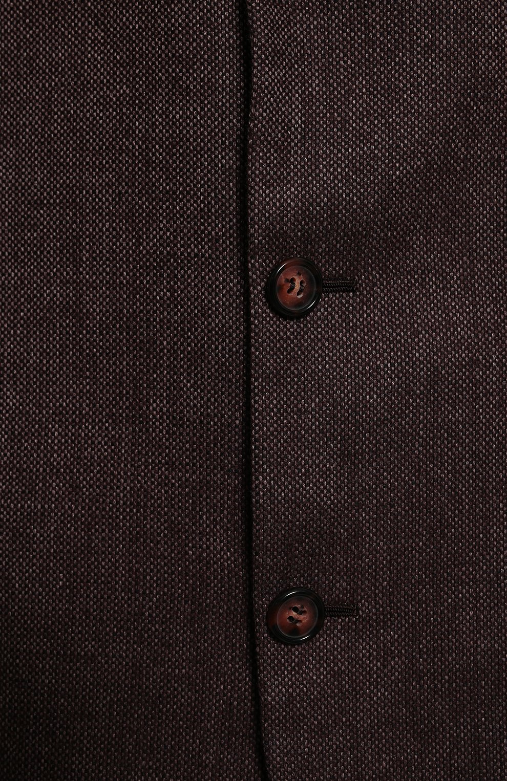 Пиджак из шерсти и хлопка | Brioni | Бордовый - 3