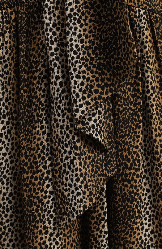 Платье из вискозы | Celine | Леопардовый - 3