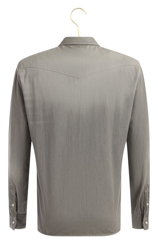 Джинсовая рубашка | Brunello Cucinelli | Серый - 2