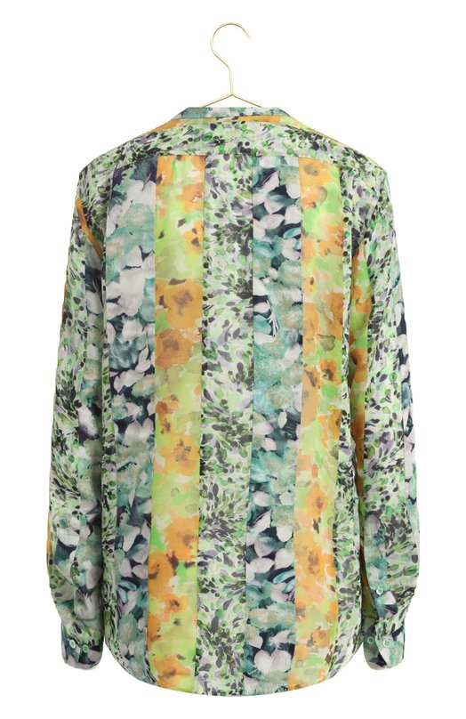 Рубашка из шелка и вискозы | Dries Van Noten | Разноцветный - 2