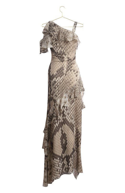 Шелковое платье | Roberto Cavalli | Бежевый - 2