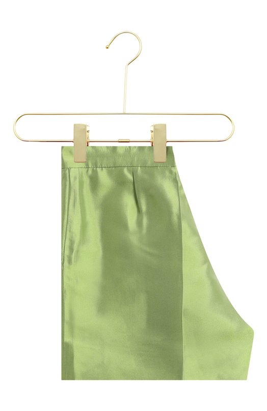 Шелковые шорты | Valentino | Зелёный - 2