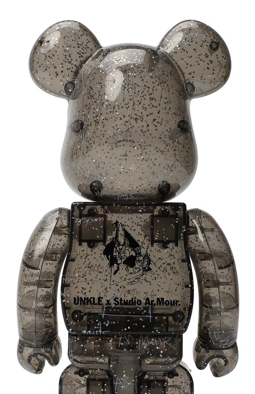 Фигура UNKLE x Studio AR.Mour. 100% + 400% | Bearbrick | Серый - 4