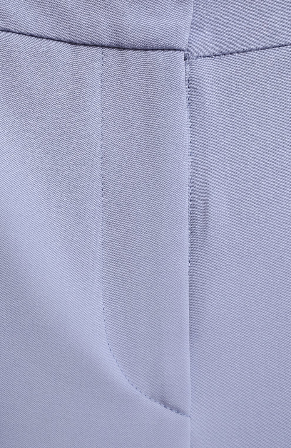Шерстяные брюки | Giorgio Armani | Голубой - 4