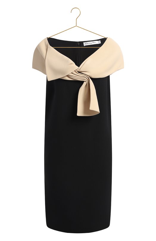 Платье из шелка и шерсти | Dior | Чёрный - 1