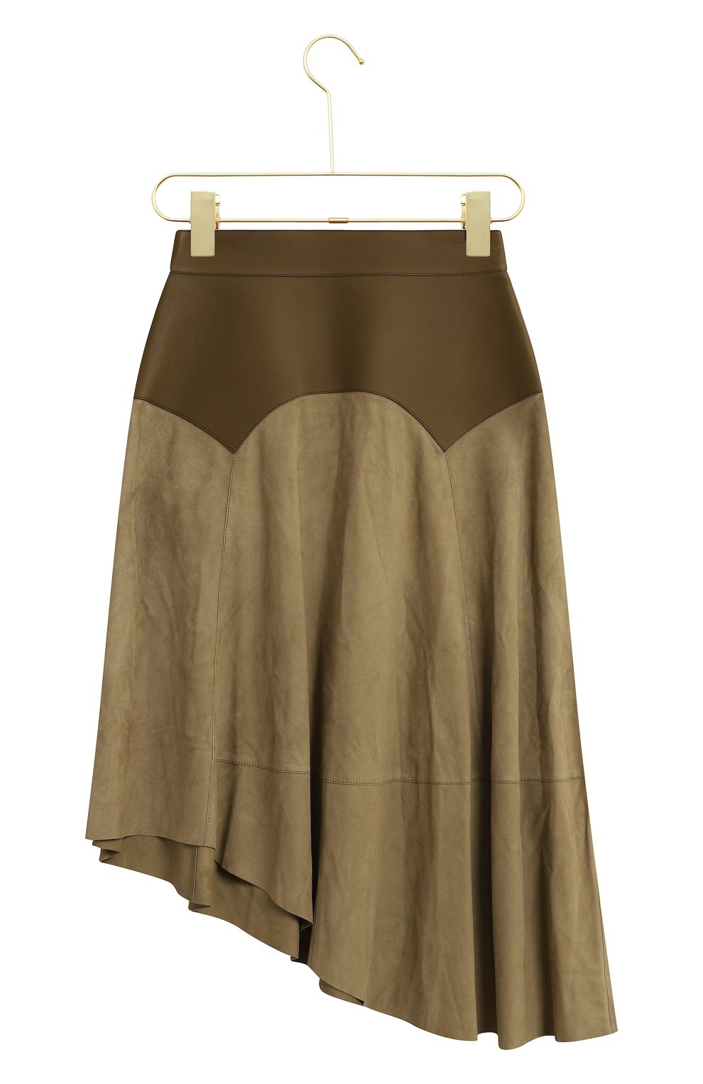 Замшевая юбка | Loewe | Хаки - 2