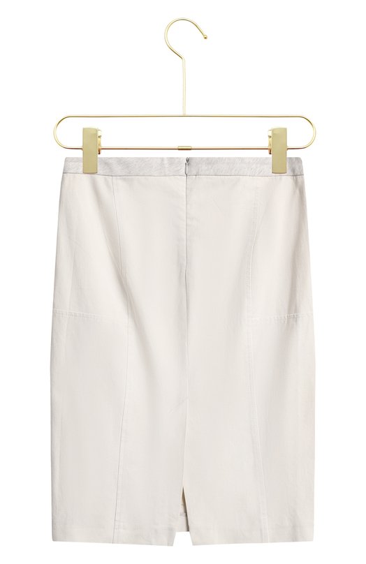 Хлопковая юбка | Brunello Cucinelli | Белый - 2