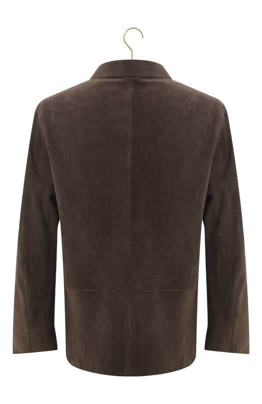 Замшевый пиджак | Giorgio Armani | Серый - 2