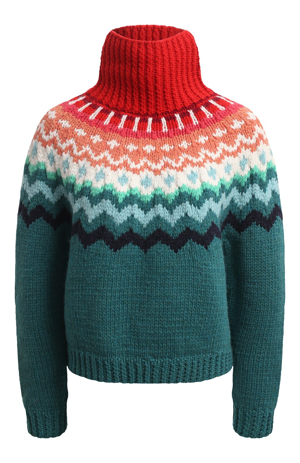 Шерстяной свитер | Anya Hindmarch | Зелёный - 1