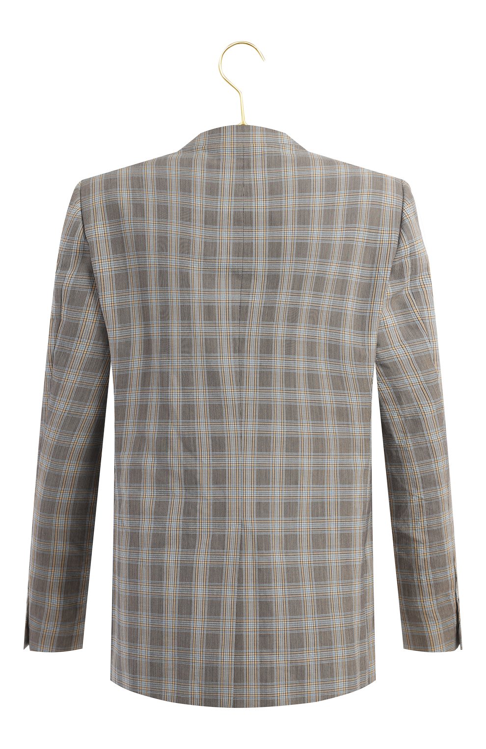 Пиджак из шерсти и хлопка | Gucci | Серый - 2
