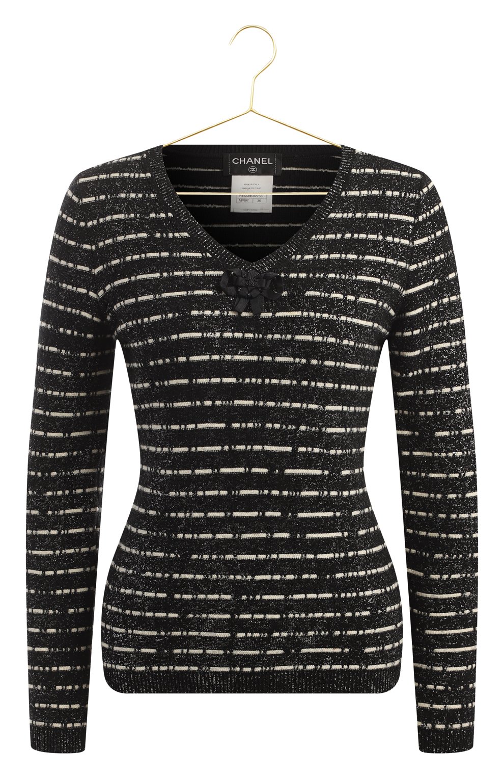 Пуловер из шерсти и кашемира | Chanel | Чёрно-белый - 1
