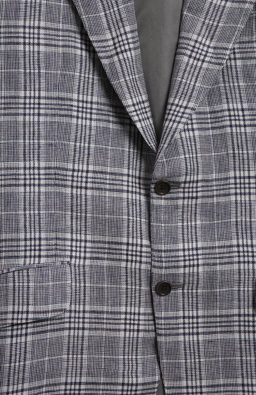 Шерстяной пиджак | Kiton | Серый - 3