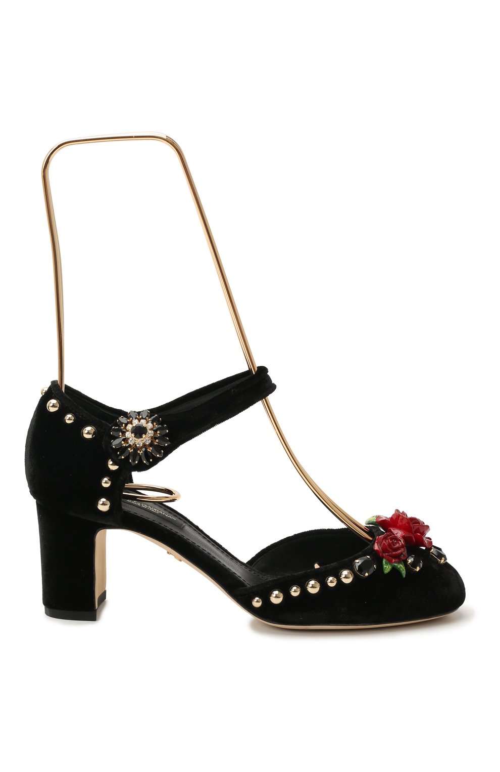 Текстильные туфли Vally | Dolce & Gabbana | Чёрный - 7