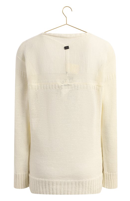 Хлопковый пуловер | Chanel | Кремовый - 2
