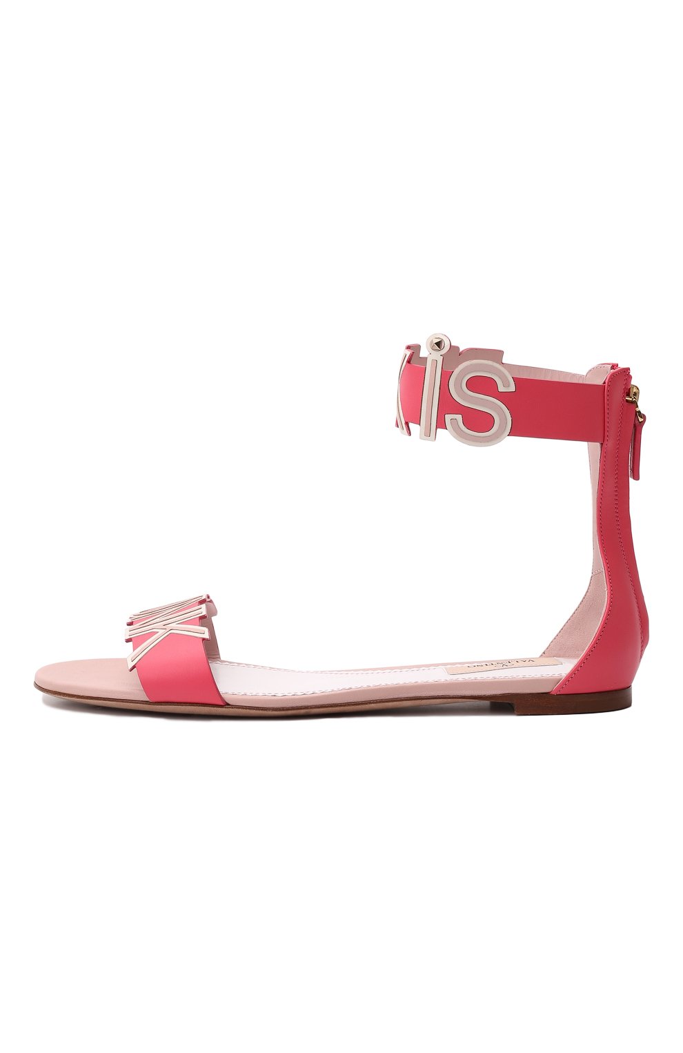 Кожаные сандалии | Valentino | Розовый - 7