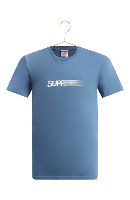 Хлопковая футболка | Supreme | Синий - 1