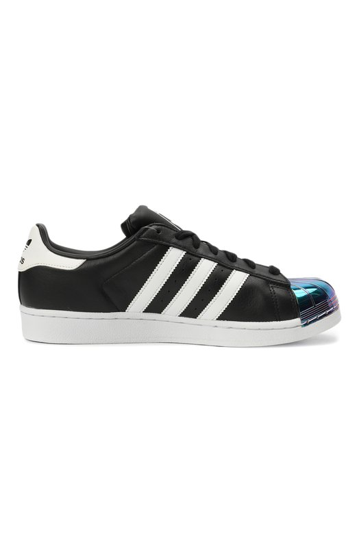 Black and white sale superstar metal toe