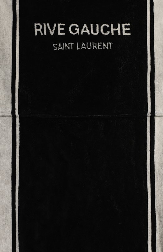 Сумка Rive Gauche Towel | Saint Laurent | Чёрно-белый - 11