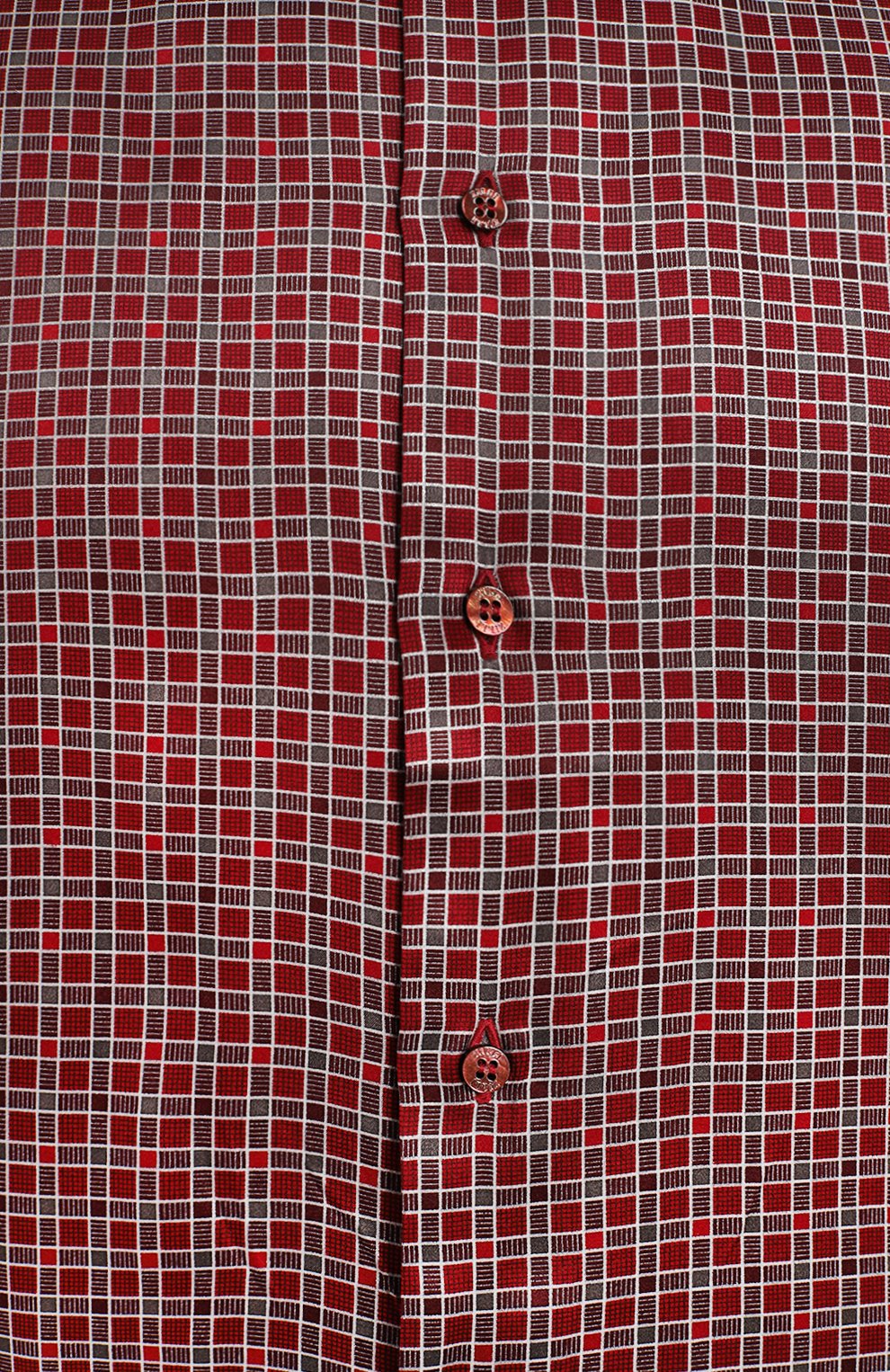 Шелковая рубашка | Zilli | Красный - 3