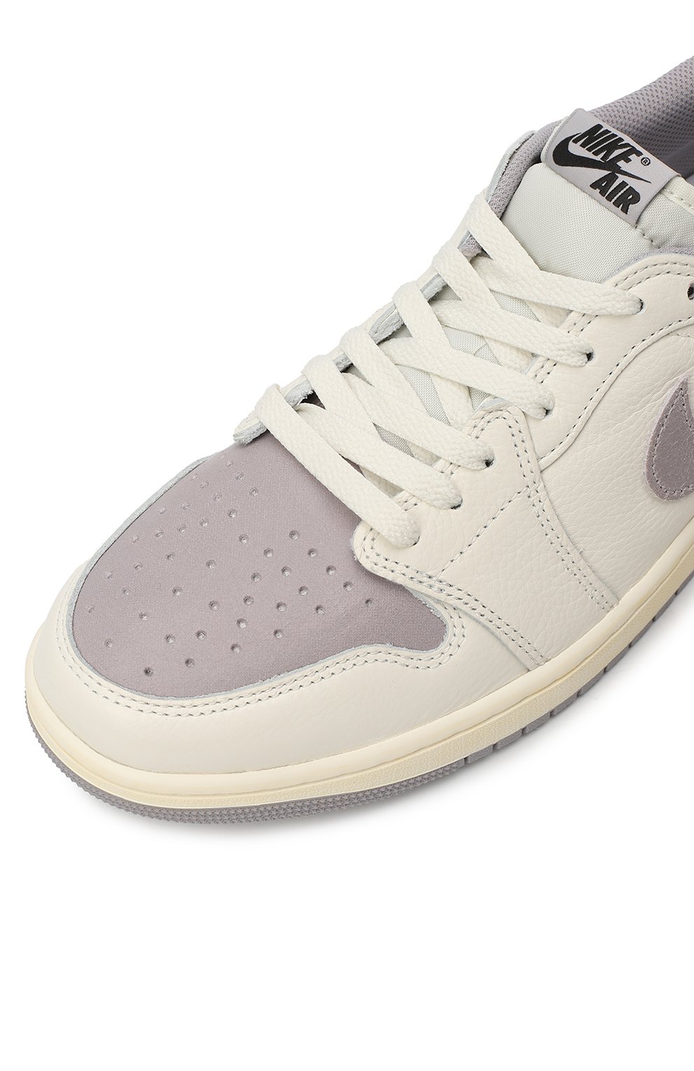 Nike air jordan 1 low white on sale atmosphere grey  and  black