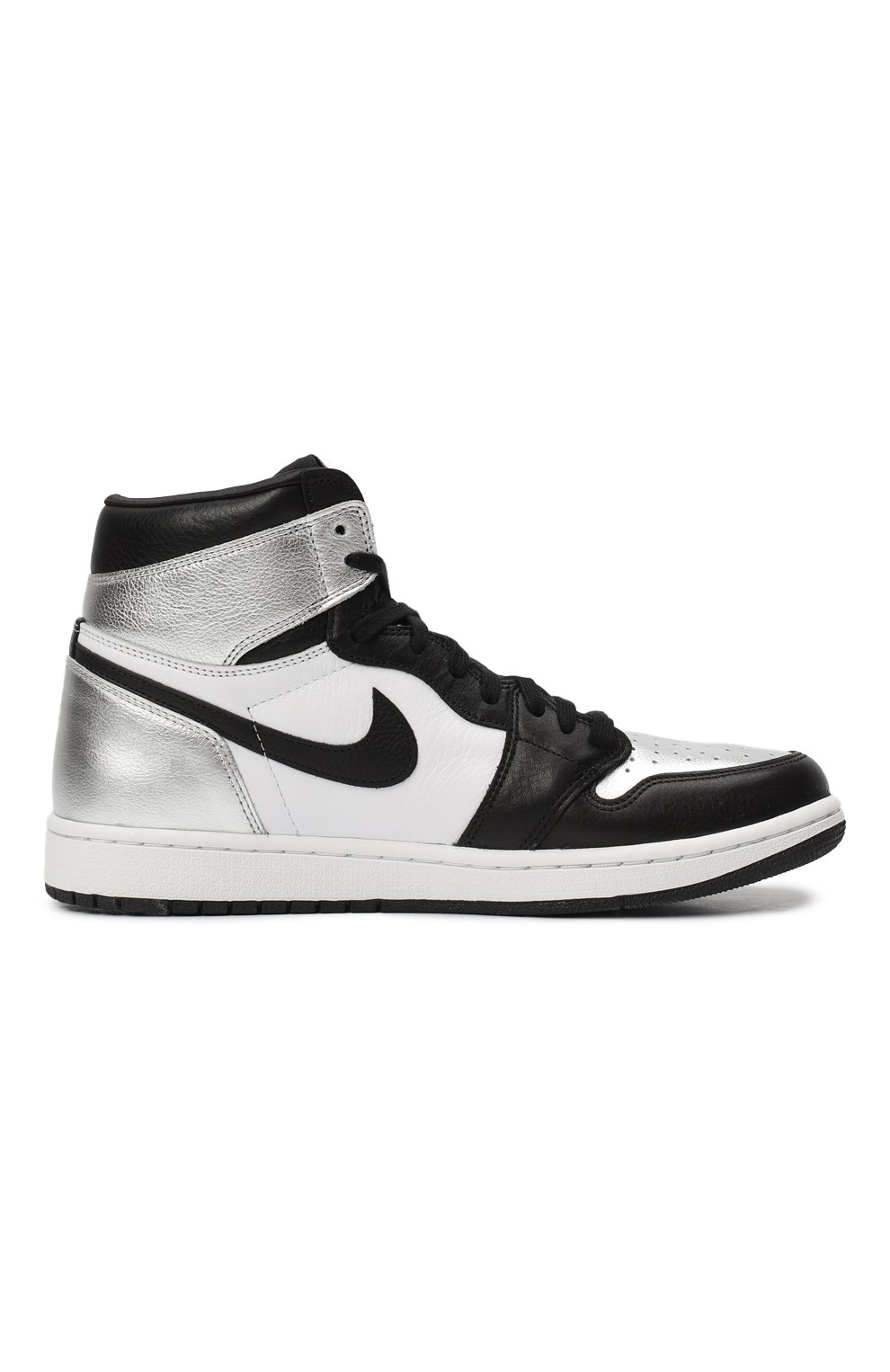Кеды Air Jordan 1 Retro High Silver Toe | Nike | Разноцветный - 5
