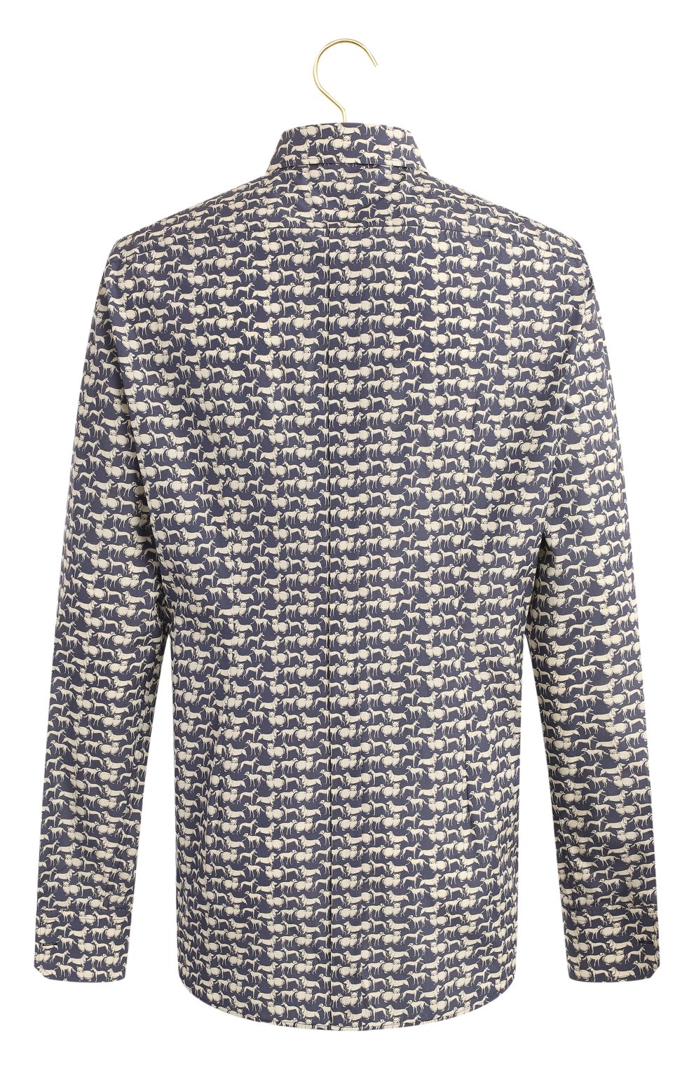 Хлопковая рубашка | Dolce & Gabbana | Синий - 2