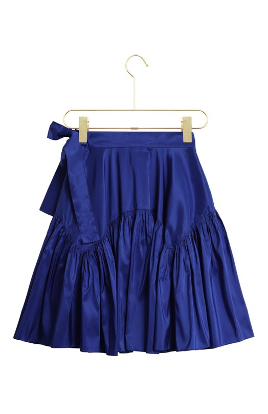 Шелковая юбка | Ralph Lauren | Синий - 2